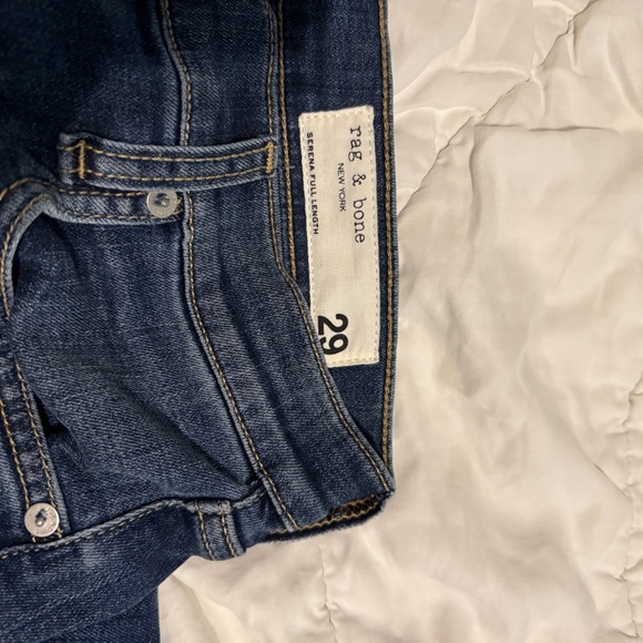 NWT rag & bone Serena High-Rise Wide-Leg Jeans - Size 29 - Picture 3 of 10